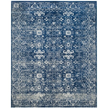 Safavieh Evoke Accent Area Rug, Navy and Ivory - 2 ft.-2 in. x 4 ft. EVK270A-24